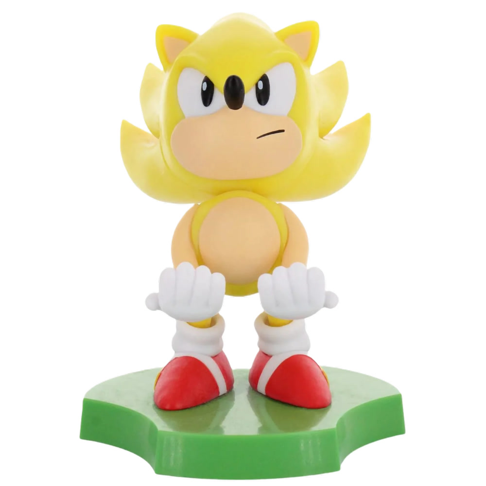 Фигурка-подставка Cable Guys - Holdems: SEGA - Super Sonic (11 см.)