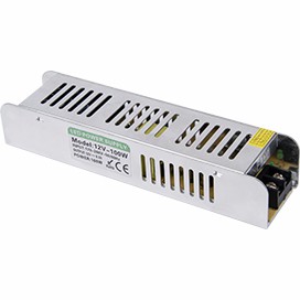 Ecola LED strip Power Supply 100W 220V-12V IP20 узкий блок питания для светодиодной ленты (1/50)