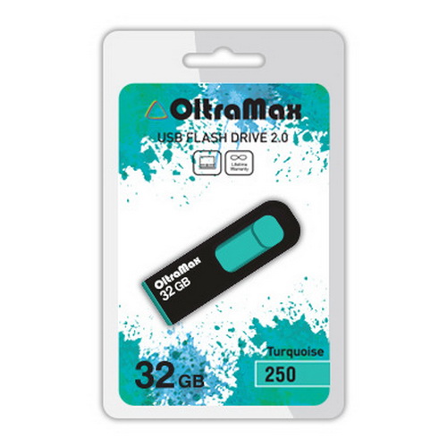 USB  32GB  OltraMax  250  бирюзовый