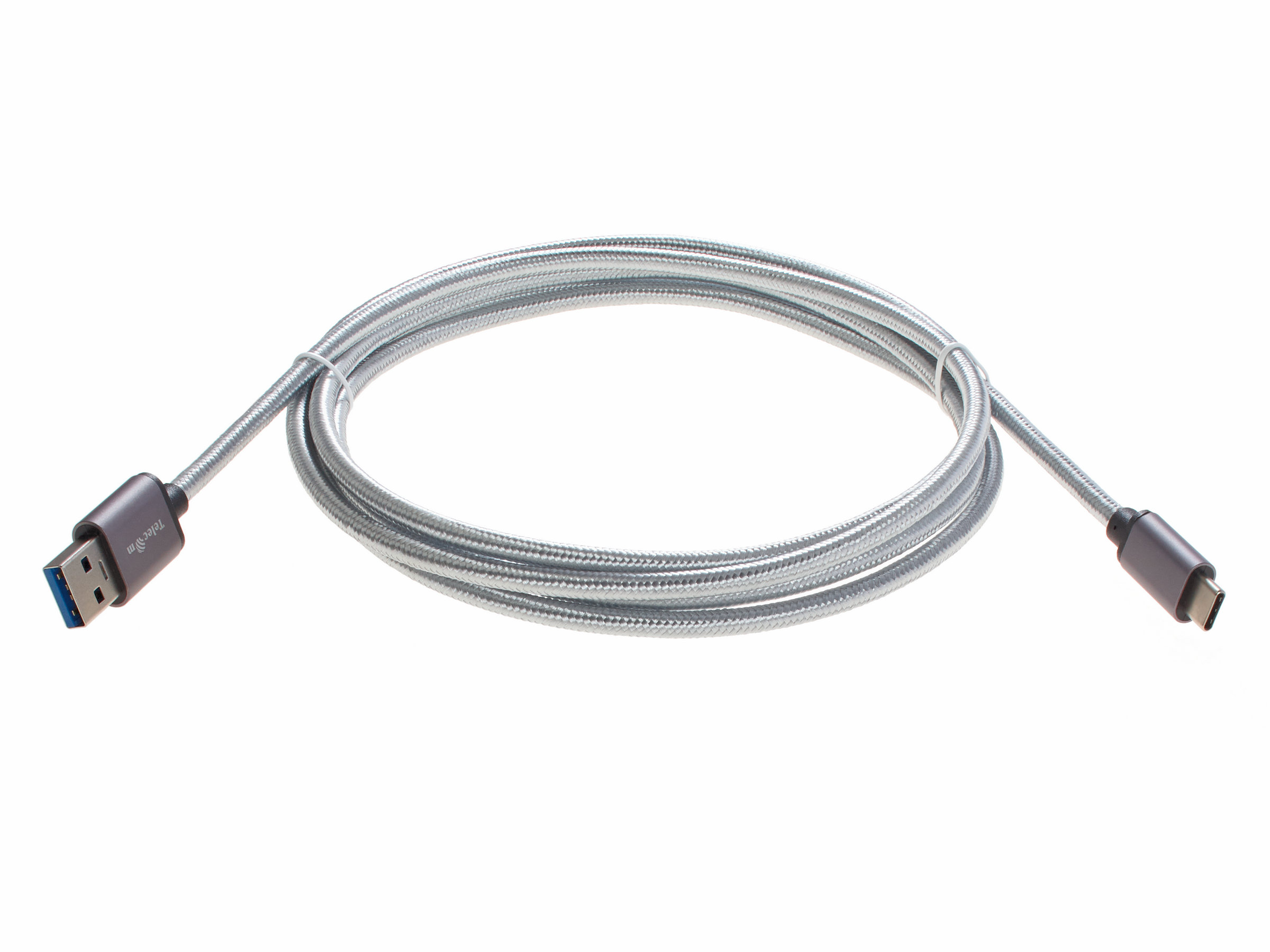 Кабель-адаптер USB 3.1 Type-Cm --> USB 3.0 Am, 2метра  Telecom <TC403M-2M> (1/125)