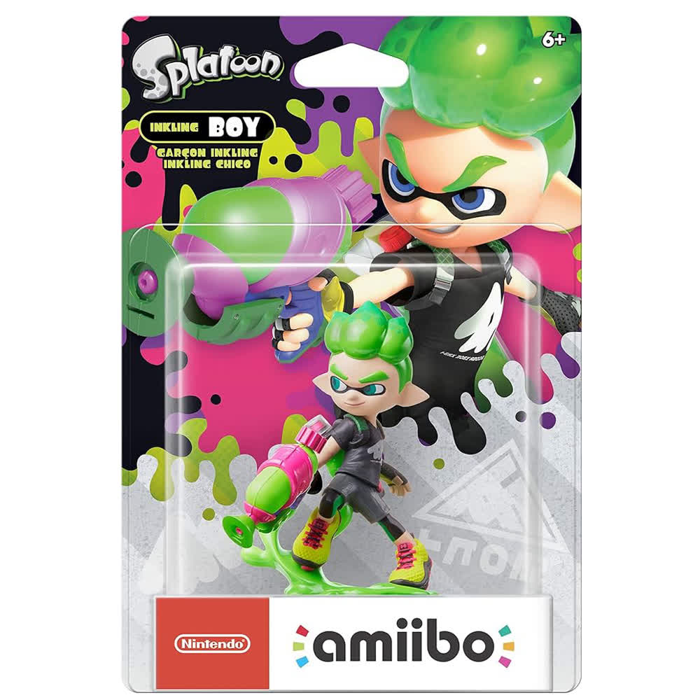 Inkling Boy (Neon Green) (Splatoon коллекция) [Nintendo Amiibo Character]