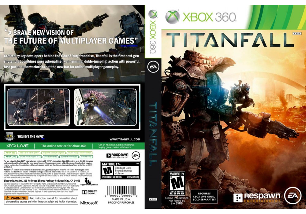 Titanfall [Xbox 360, русская версия]