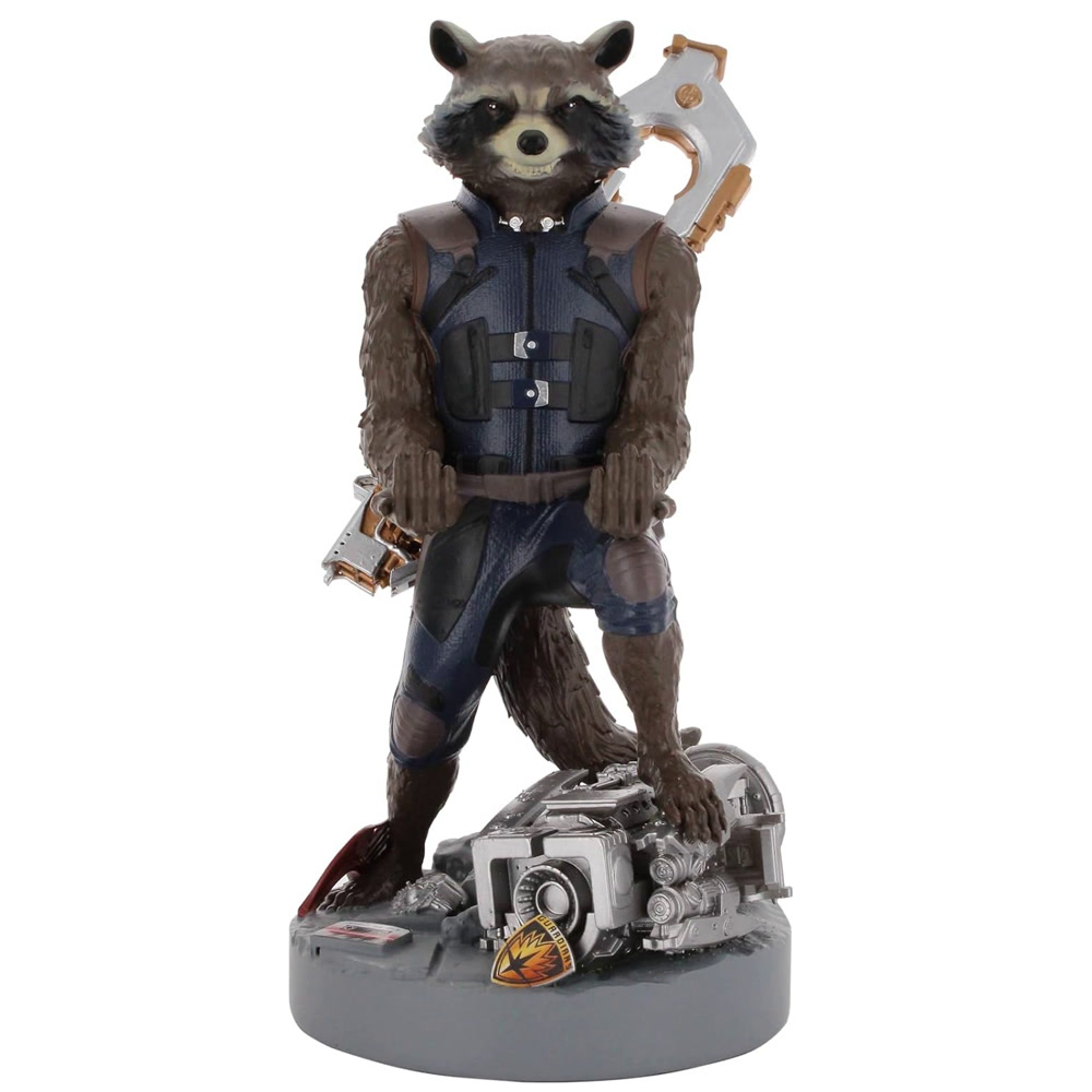 Фигурка-подставка для геймпада/телефона Cable Guys - Marvel's Guardians of the Galaxy: Rocket Racoon
