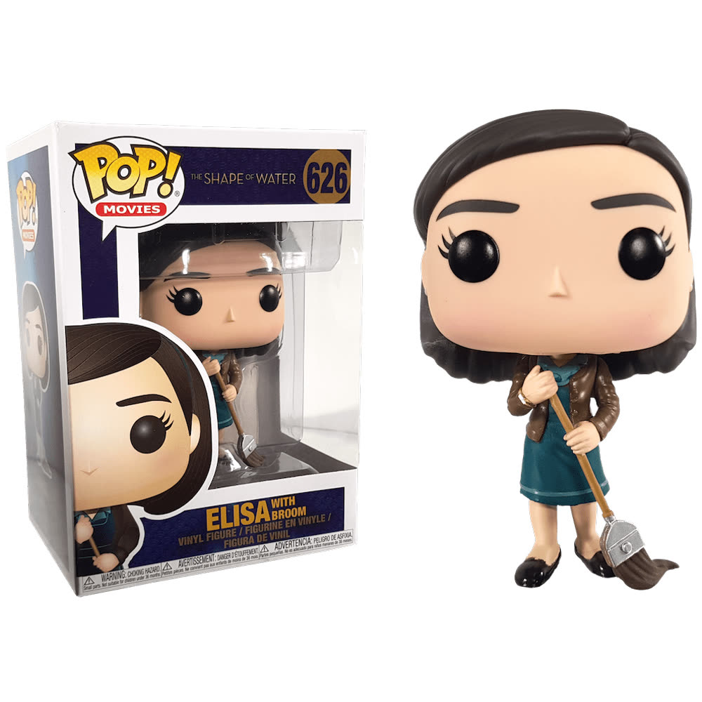 Фигурка Funko POP! Movies: Shape of Water - Elisa with Broom Vinyl Figure