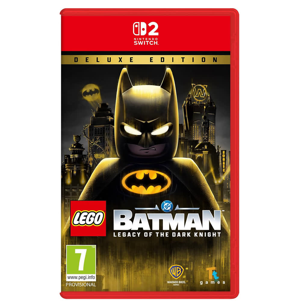LEGO Batman: Legacy of the Dark Knight - Deluxe Edition (Game-Key Card) [Switch 2, русские субтитры]