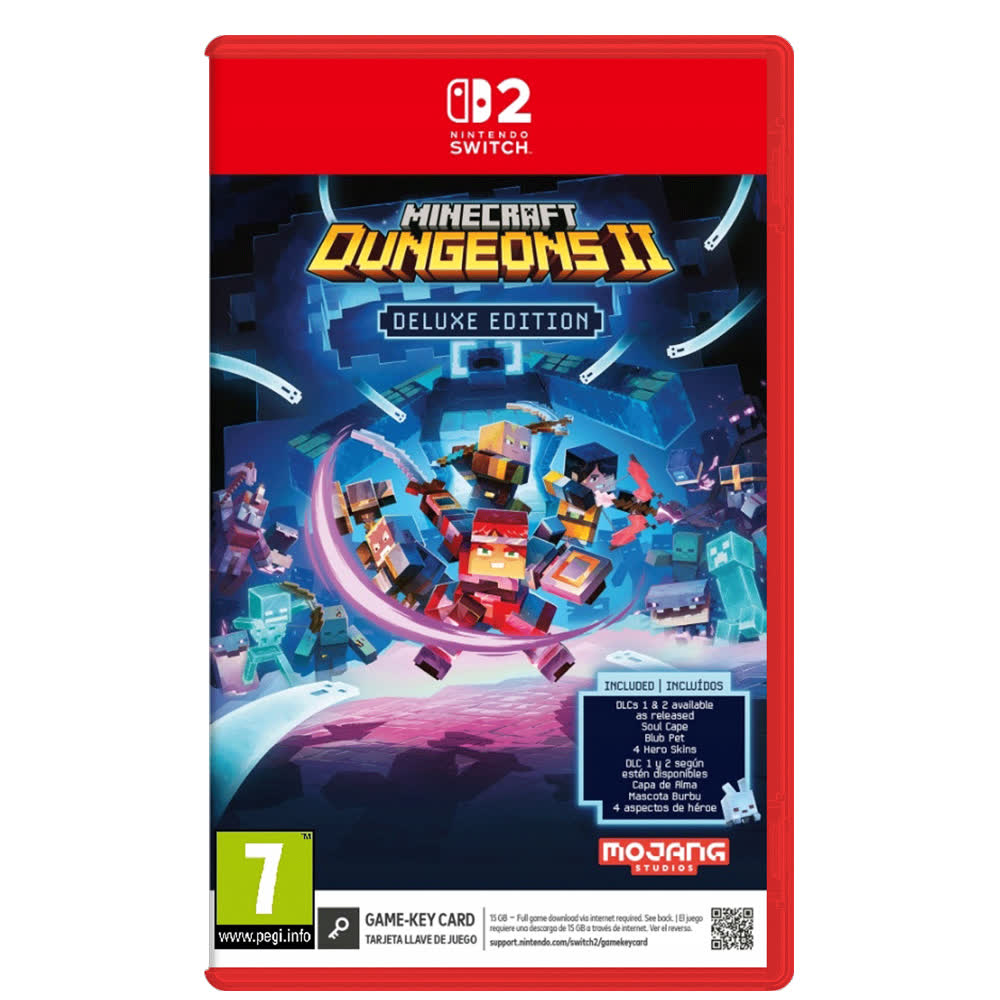 Minecraft Dungeons II - Deluxe Edition (Game-Key Card) [Switch 2, русские субтитры]