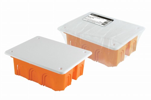 Распаячная коробка СП 120х92х45мм, крышка, IP20, инд. штрихкод, TDM (1/98)