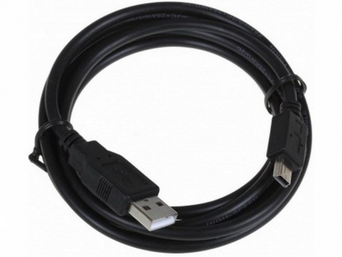Кабель USB 2.0 A-->mini-B 5P (1,8м) чёрный, Telecom <TC6911BK-1.8M> (1/250)