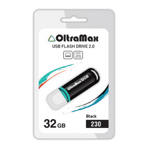 USB  32GB  OltraMax  230  чёрный