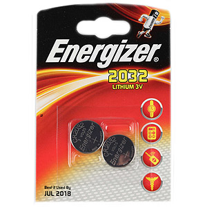 Элемент питания ENERGIZER  CR 2032 Lithium (2бл)   (20/280)
