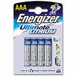 Элемент питания ENERGIZER  LR03 Lithium (4 бл)   (48)