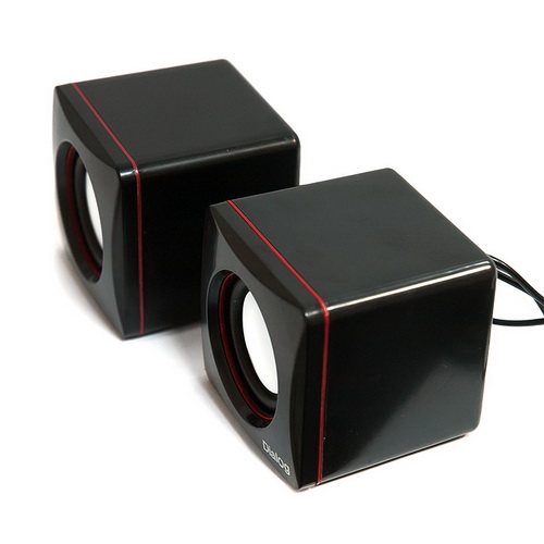 Колонки DIALOG Colibri AC-04UP, черный/красный, 2.0, 6W, питание от USB (1/5/20)
