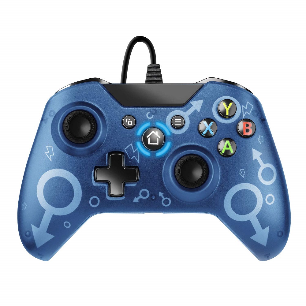 Джойстик XB\PS3\PC Controller Wired N-1 Blue