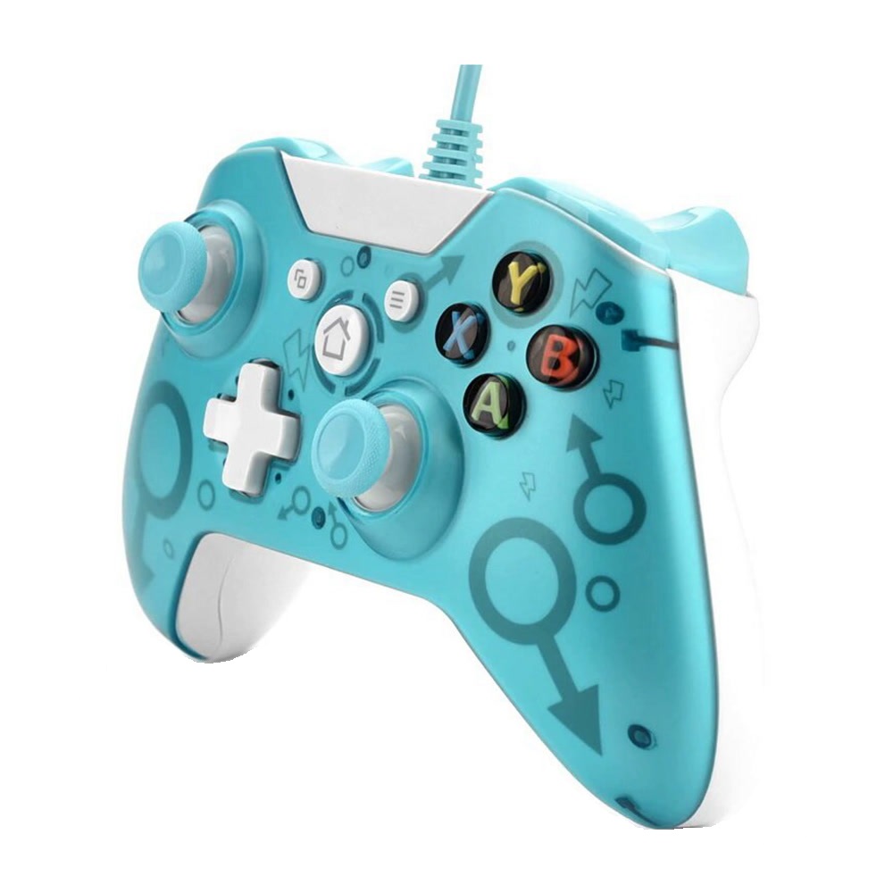 Джойстик XB\PS3\PC Controller Wired N-1 Бирюза