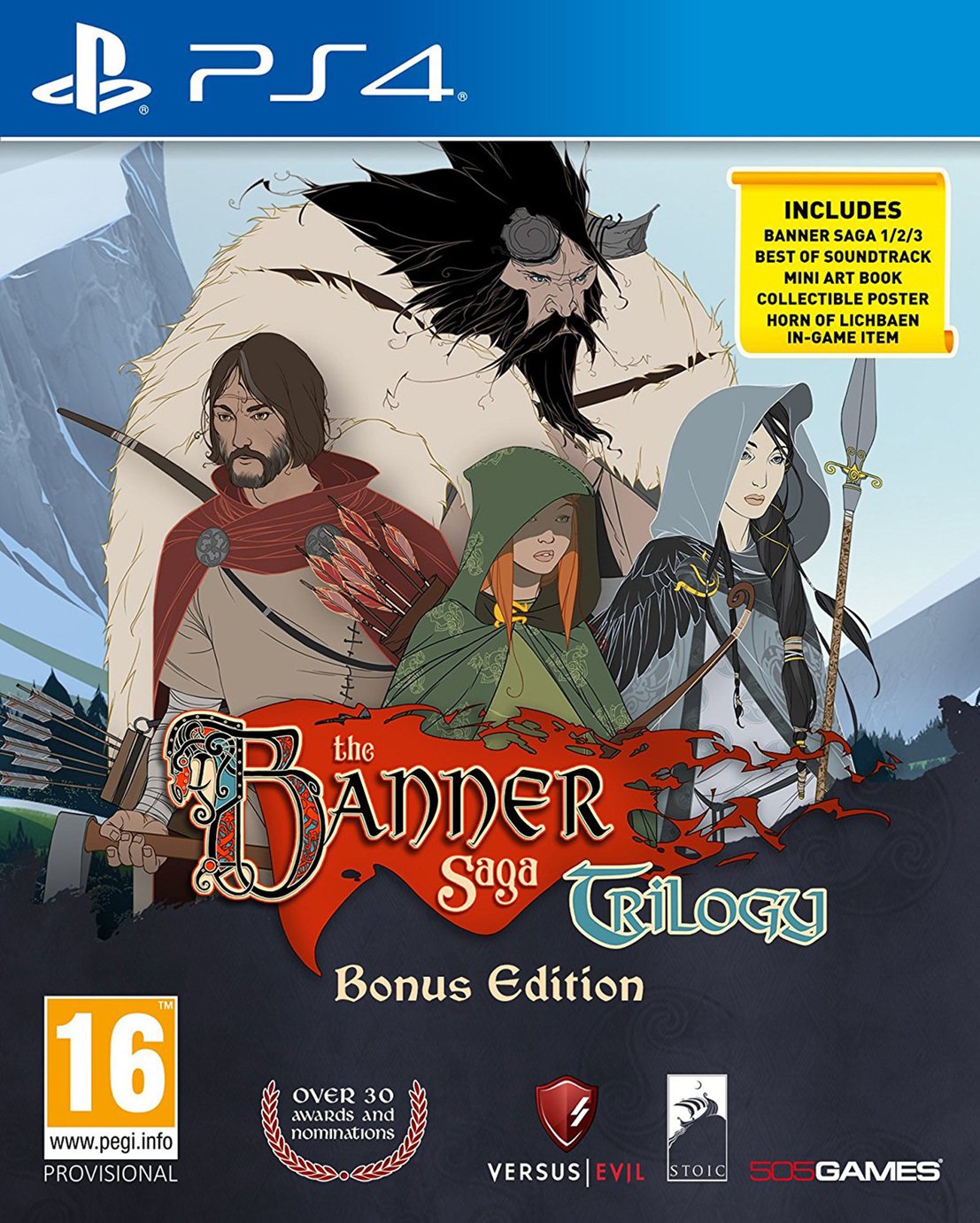 The Banner Saga Trilogy - Bonus Edition [PS4, русские субтитры]