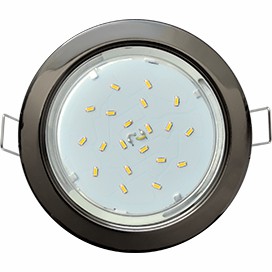 Светильник ECOLA GX53 H4 Downlight встраиваемый без рефлектора Черный хром 38x106 (к+)(1/10/50)