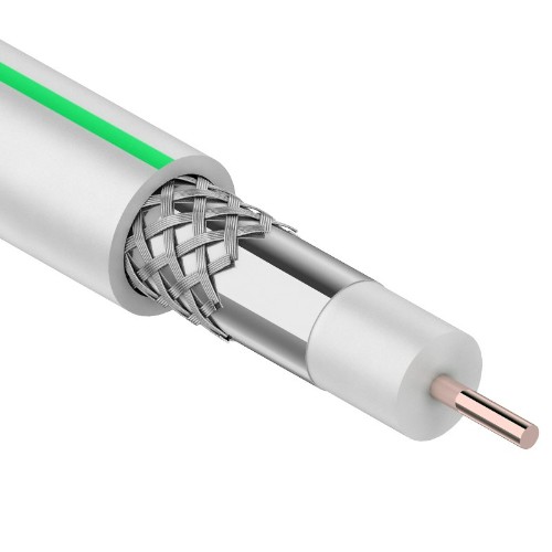 Кабель коаксиальный PROconnect SAT 703 B, CCS/Al/Al, 75%, 75 Ом, бухта 100 м, белый (1/6)