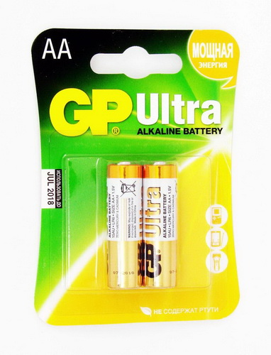 Элемент питания GP ULTRA G-TECH LR6  (2 бл)   (2/20/160)