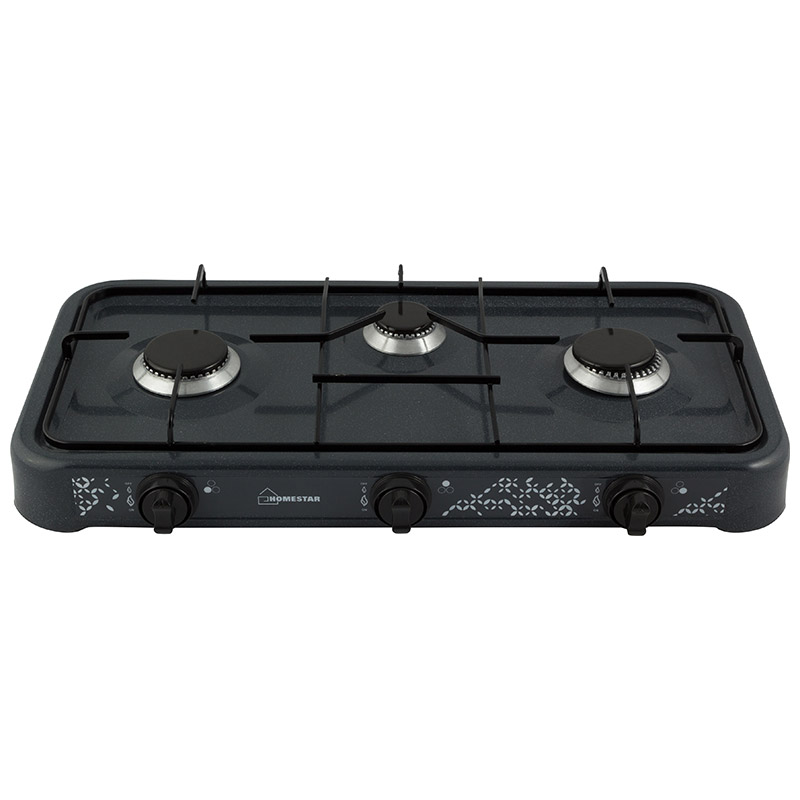 Плита газовая HOMESTAR HS-1203 3-х конфорочная (1/4)