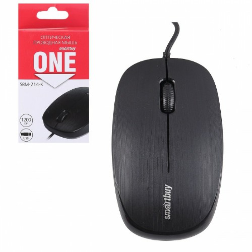 Мышь проводная Smart Buy ONE 352, черный (1/100)