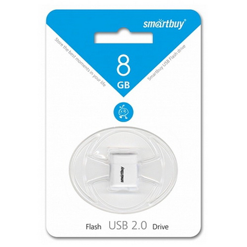 USB  8GB  Smart Buy  Lara  белый