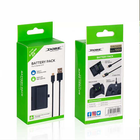 Аккумулятор Xbox Series S/X для геймпада 1200 mAh Black TYX-0633