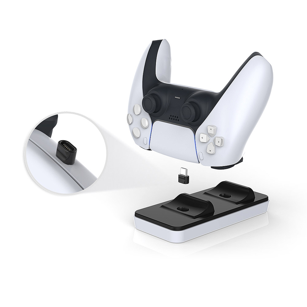 Зарядная станция PS-5 Dual Charging Dock for Controllers Black/White TP5-0505