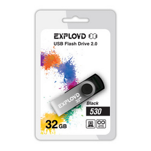 USB  32GB  Exployd  530  чёрный