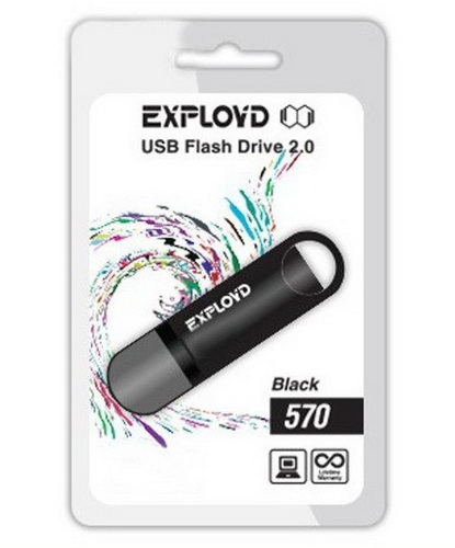 USB  16GB  Exployd  570  чёрный