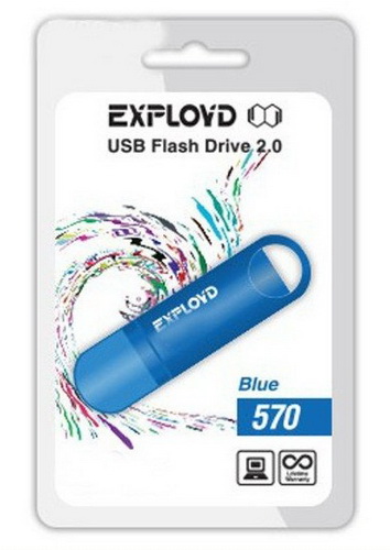 USB  8GB  Exployd  570  синий