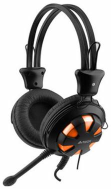 Гарнитура A4TECH HS-28 1.8м мониторы оголовье (HS-28 (BLACK)), черный (1/20)