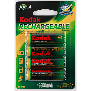 Аккумулятор KODAK  HR6-4BL (2600 mAh) (KAARDC-4)   (4/80/640)