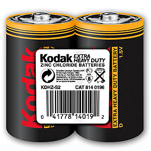 Элемент питания KODAK Heavy Duty  R20 Extra  (KDHZ 2S)  (б/б) (24/144/5616)