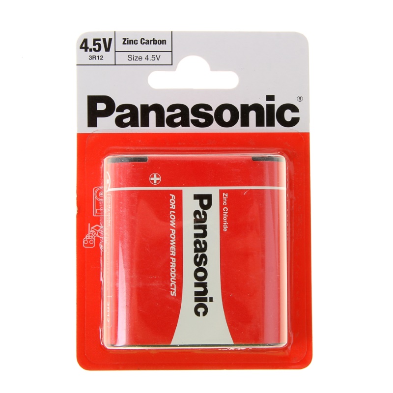 Элемент питания PANASONIC  3R12 (квадрат) Zinc Carbon BL1   (12/48)