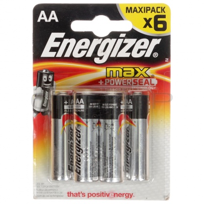 Элемент питания ENERGIZER  LR6 Max (6 бл) (72)