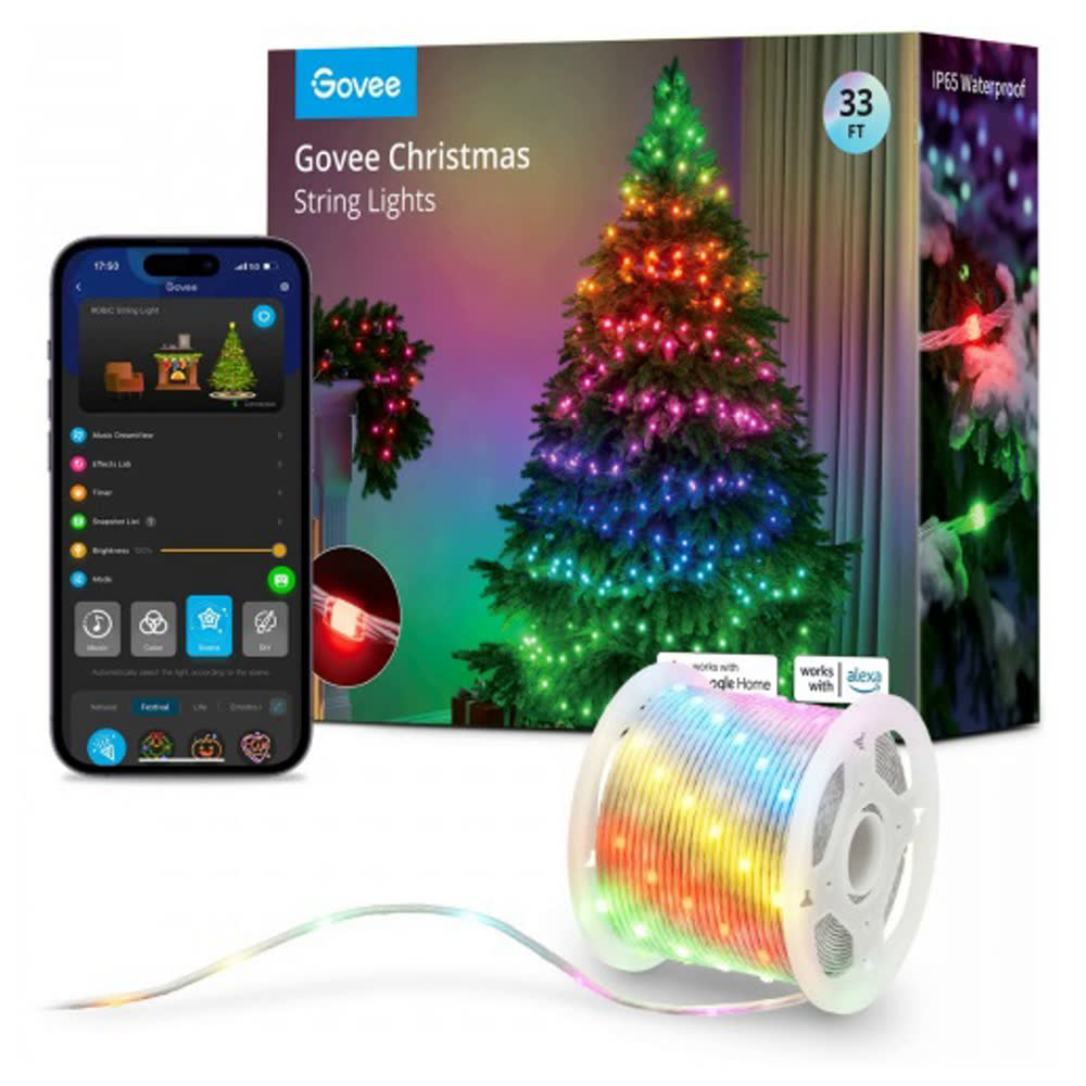 Умная новогодняя гирлянда GOVEE Christmas Light, 10m