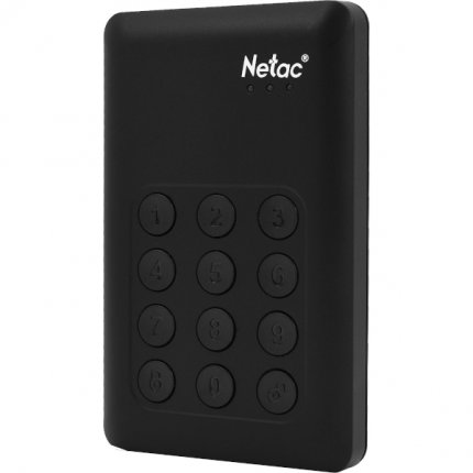 Внешний HDD  Netac  2 TB K390 чёрный, 2.5", USB 3.0