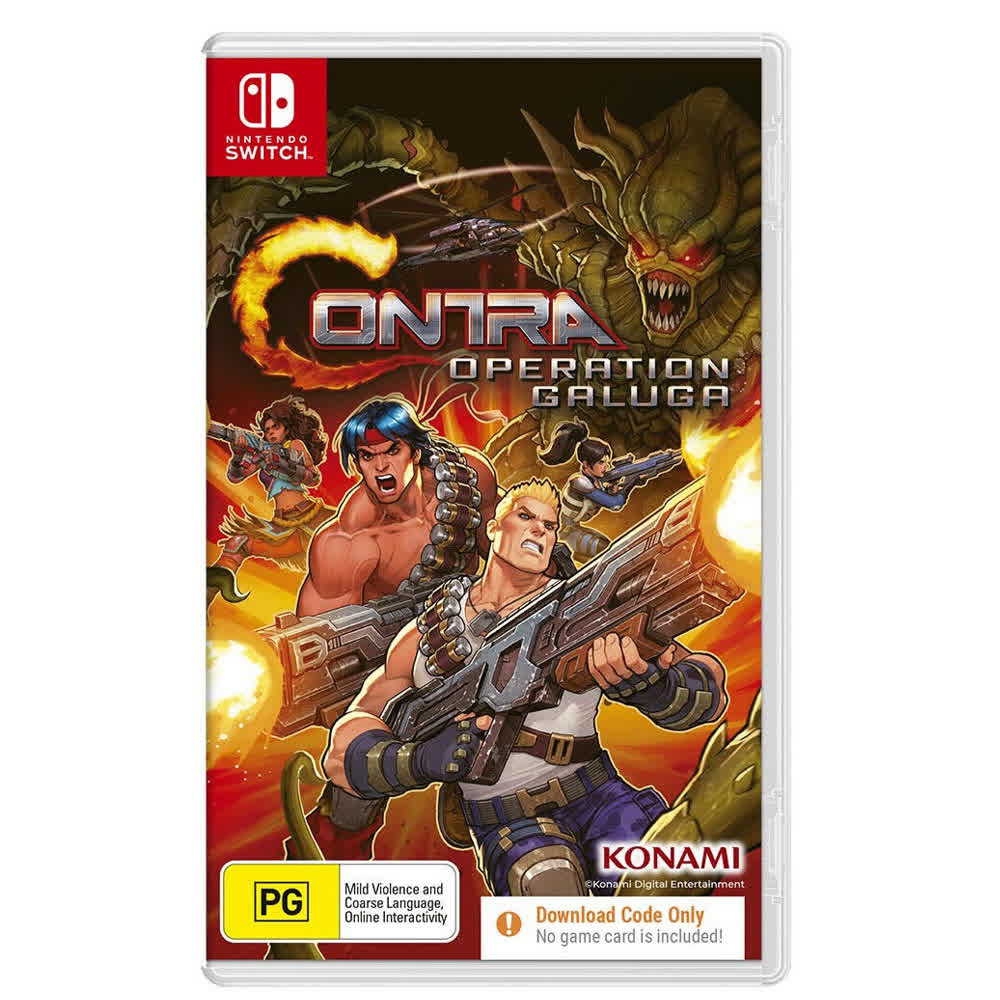 Contra: Operation Galuga (Code in box)  [Nintendo Switch, русские субтитры]