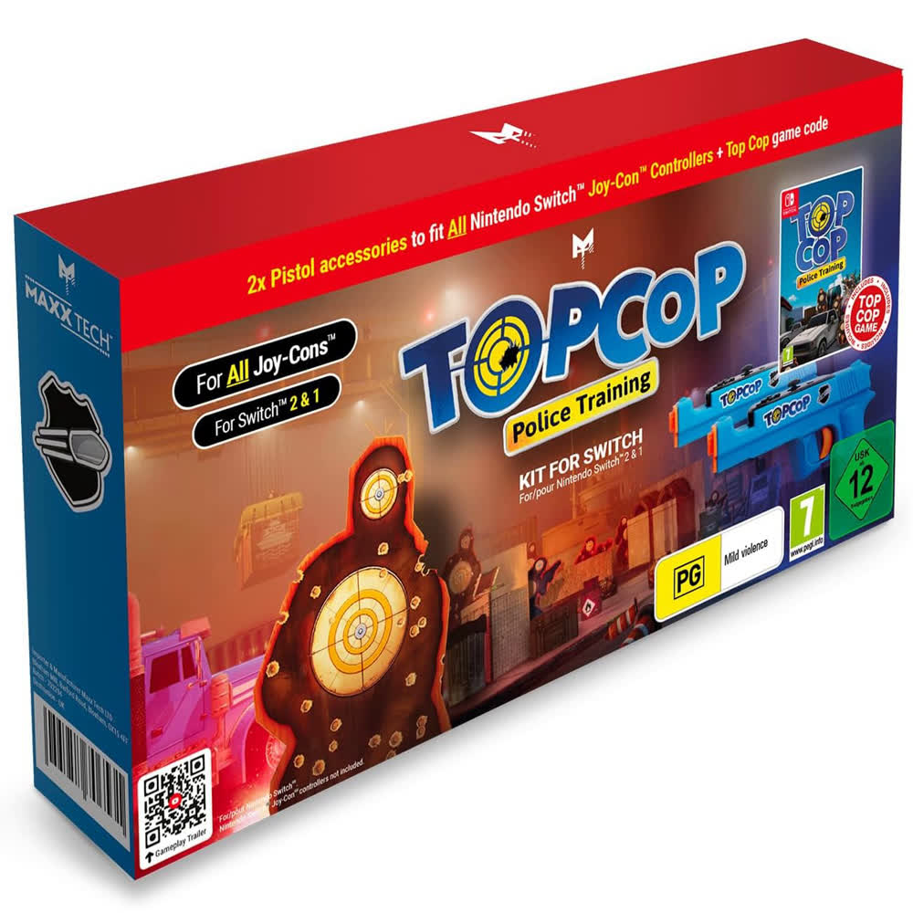 Top Cop: Police Training - Game and Gun Kit [Nintendo Switch, английская версия]