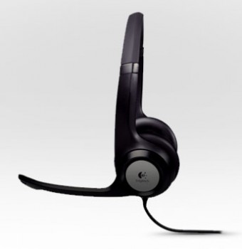 Гарнитура Logitech H390 2.4м накладные USB оголовье (981-000406), черный/серебристый (1/4)
