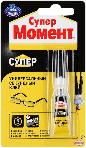 1765969 Момент СУПЕР-КЛЕЙ Водостойкий 3 г БЛ-12 (12/144/8640)