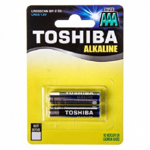 Элемент питания TOSHIBA LR03 2BL 2/card (2/24/288)