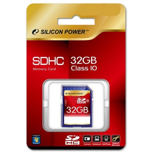 SDHC  32GB  Silicon Power Class 10