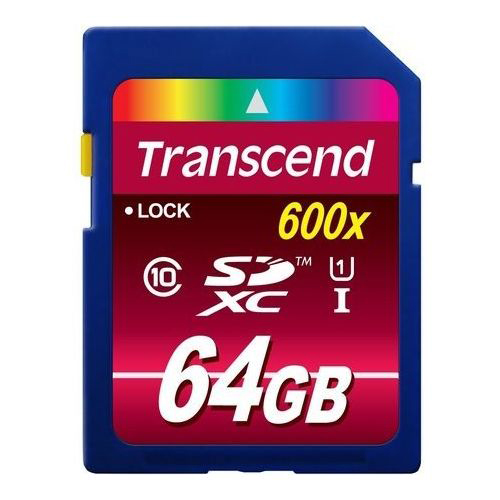 SDXC  64GB  Transcend Class 10 UHS-I (600x)