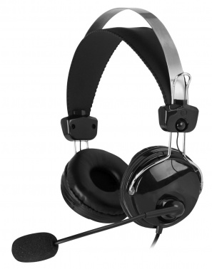 Гарнитура A4TECH HU-7P 2м USB, черный (1/20)
