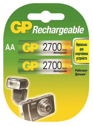 Аккумулятор GP  R6 (2700 mAh) (2бл)   (2/20/200)