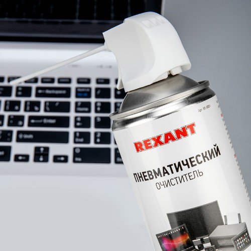 Сжатый воздух (пневматический очиститель) DUST OFF, REXANT, 400 мл, аэрозоль (1/12)