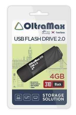 USB  4GB  OltraMax  310  чёрный
