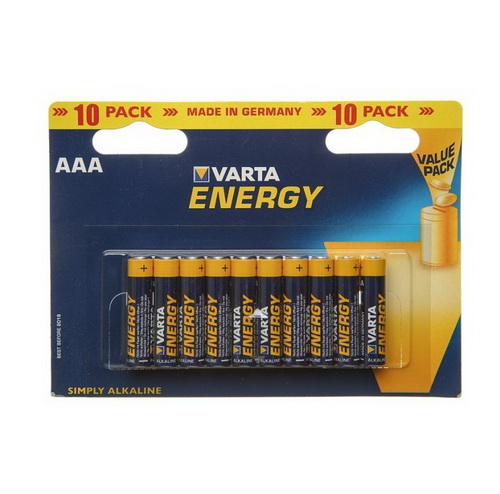 Элемент питания VARTA  LR03 ENERGY (10 бл)  (10/200)