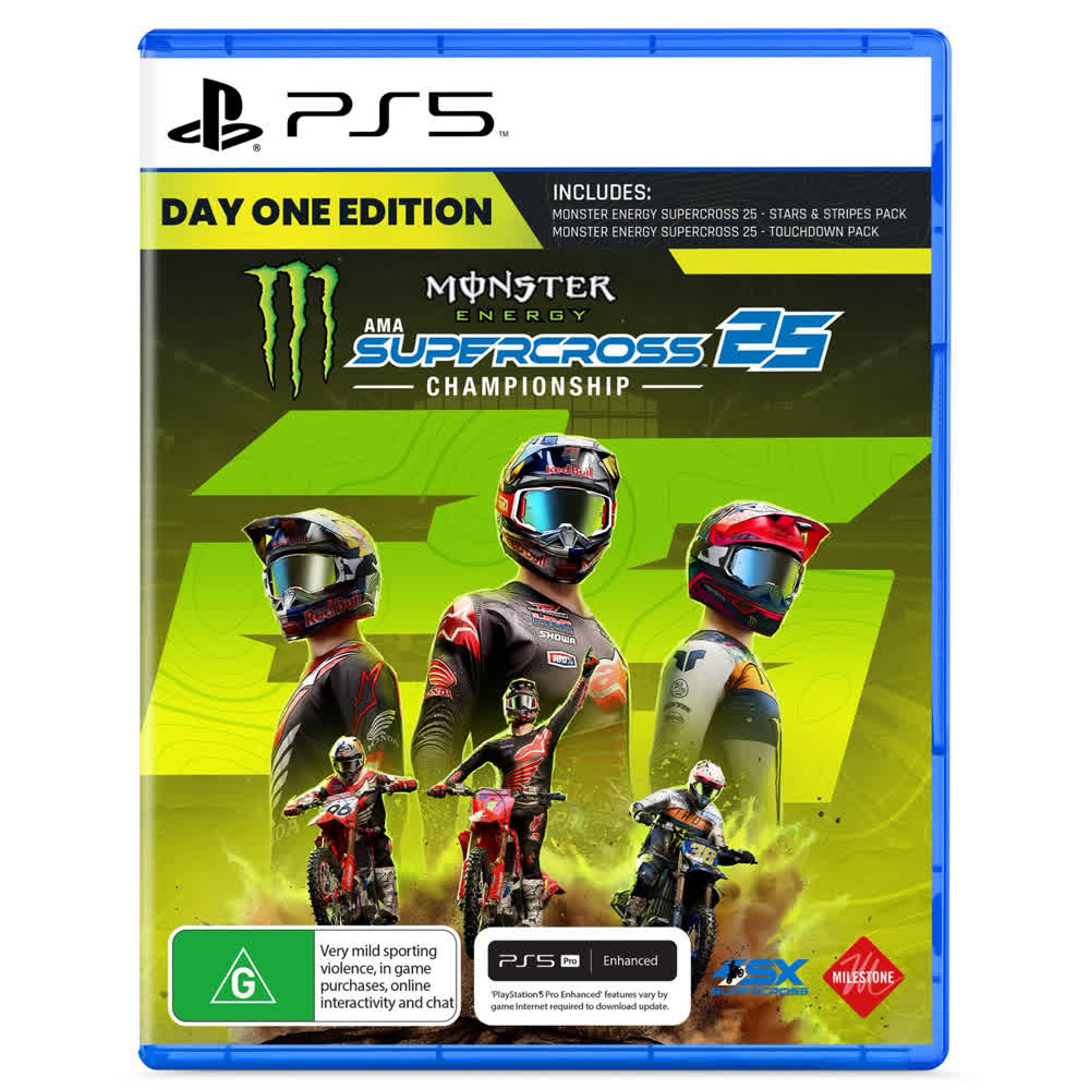 Monster Enеrgy Supercross 25 - The Official Video Game - Day One Edition  [PS5, английская версия]